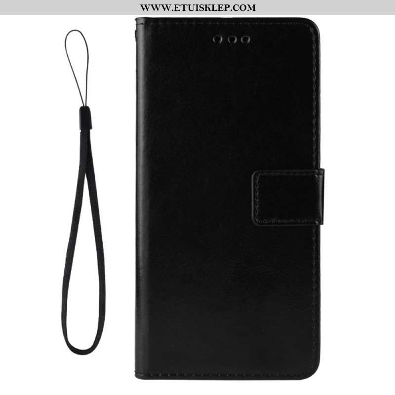 Etui Na Telefon Pokrowce do Honor 50 Pro Pro Faux Leather Błyszczący